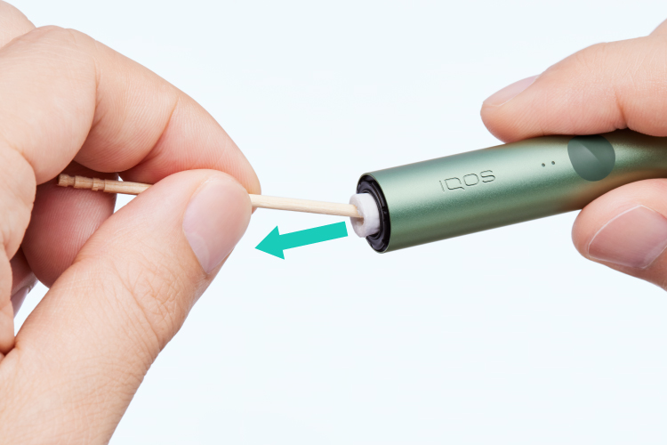 牙籤和 IQOS ILUMA 支架
