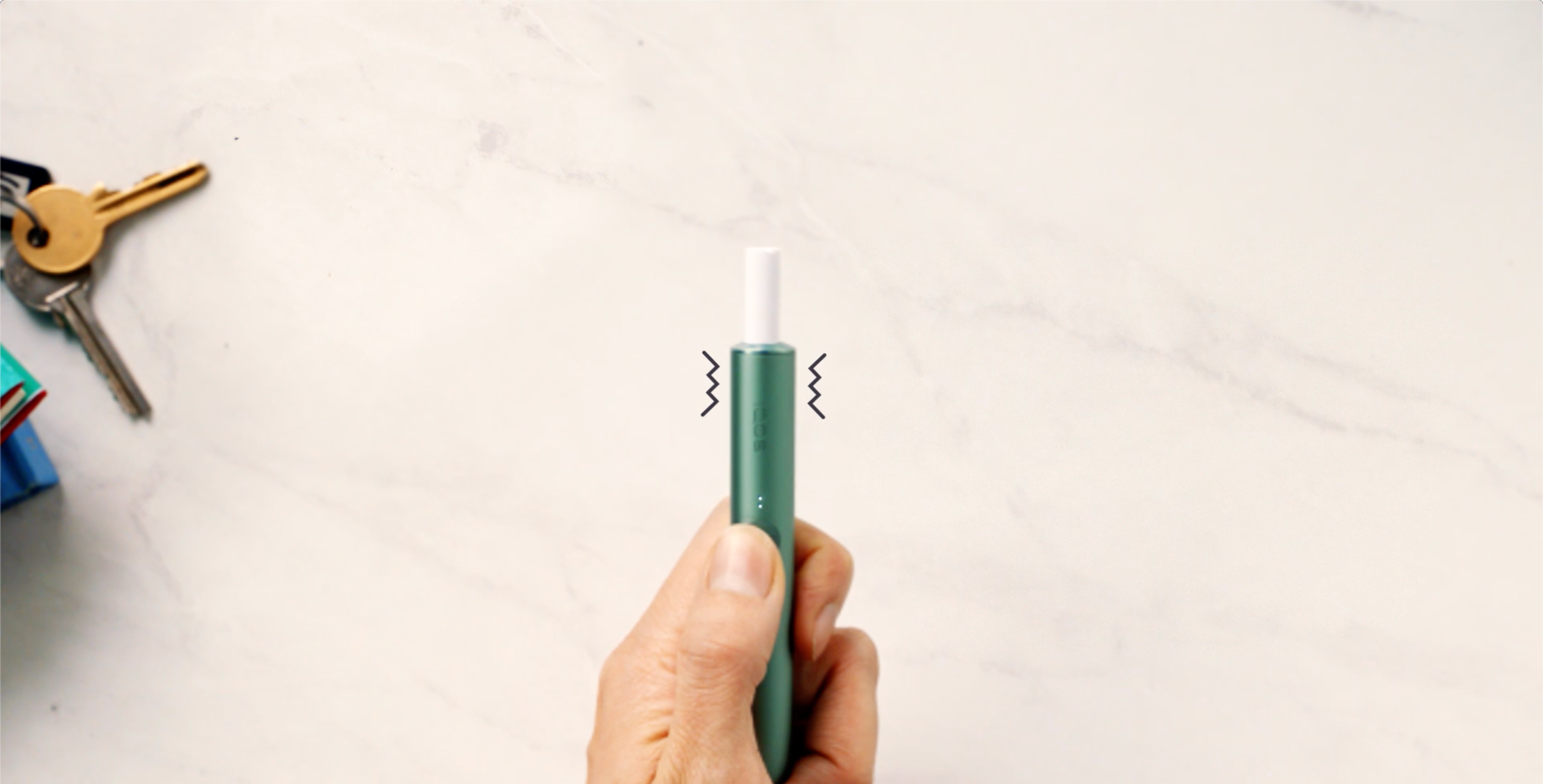 IQOS ILUMA 振動並亮起